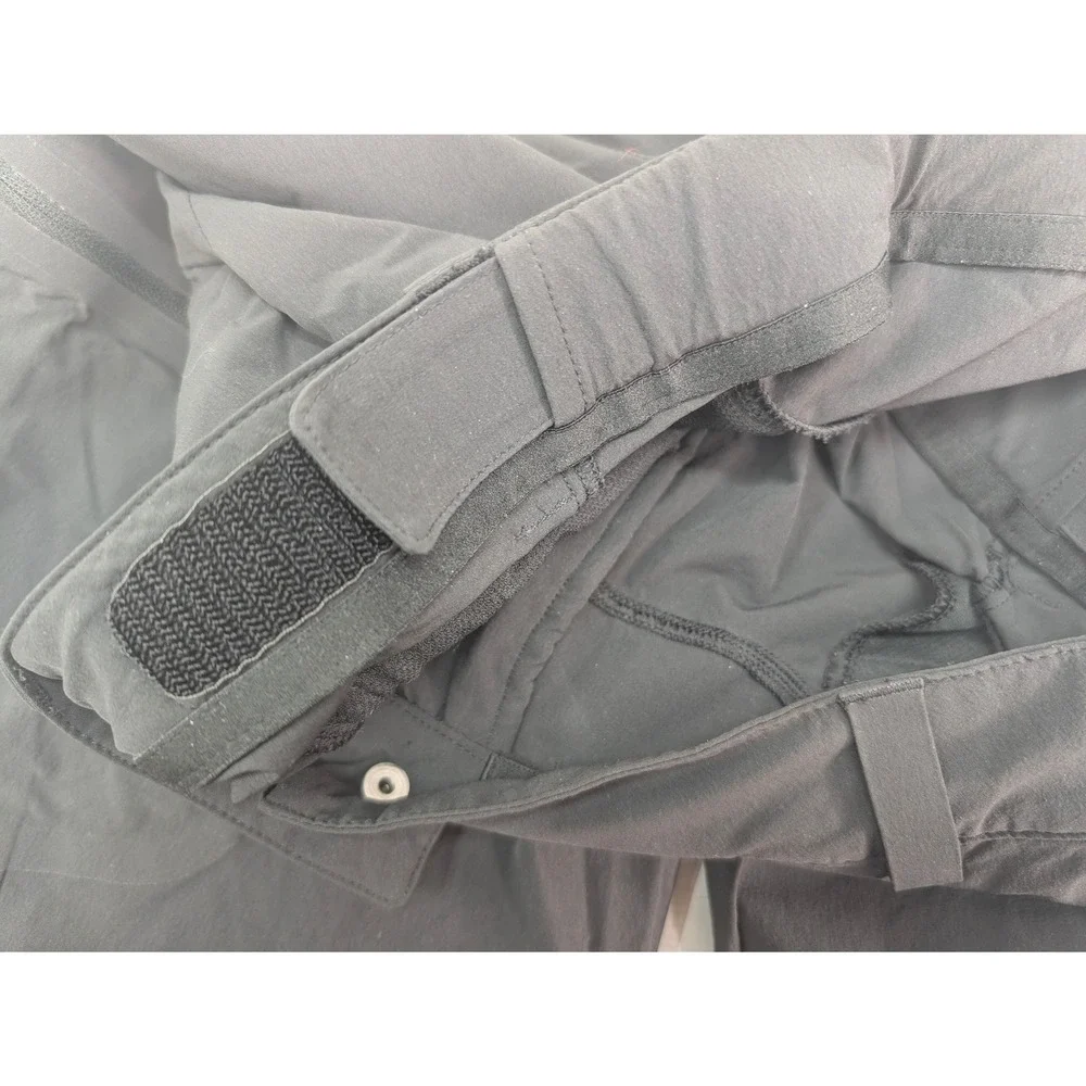 Salomon Wayfarer Black Hiking Capri Pants Women's Size 8 Technical Outdoor Cargo - Picture 7 of 11
